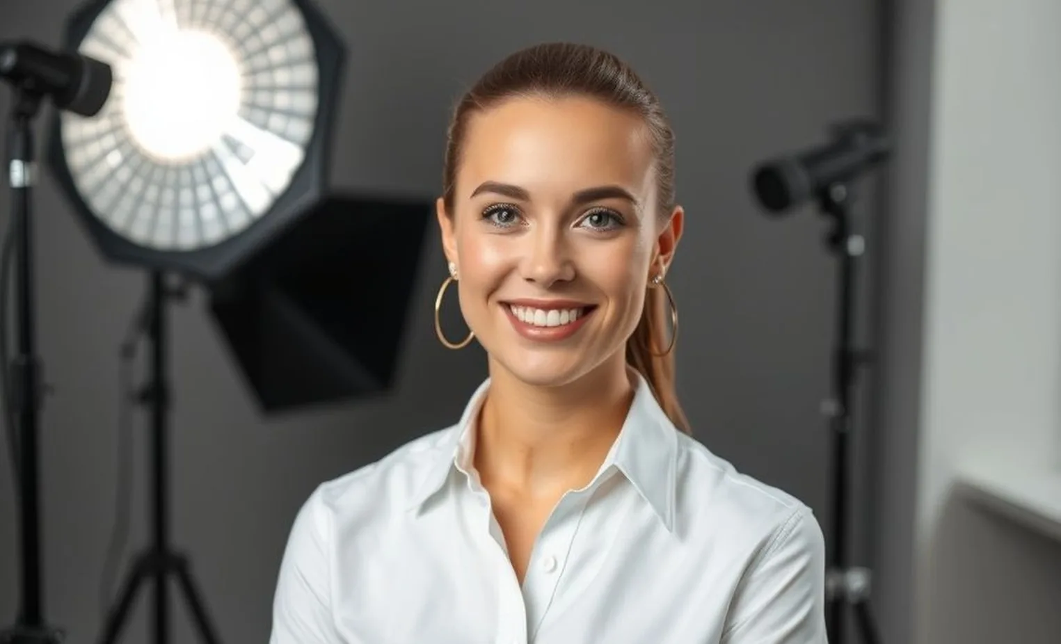 Professional headshot in studio